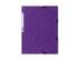 EXACOMPTA Strikkmappe EXACOMPTA A4 3 kl 400g lilla