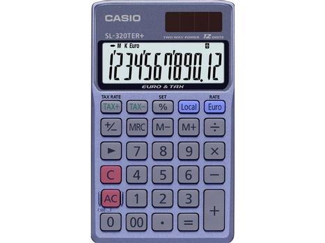 CASIO Calculator Pocket Basic Blue (SL-320TER+)