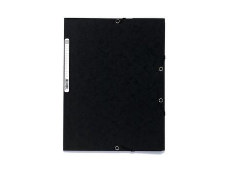 EXACOMPTA Strikkmappe EXACOMPTA A4 3 kl 400g sort (55501E*25)