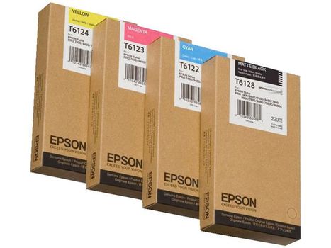 EPSON n Ink Cartridges,  T612200, Singlepack,  1 x 220.0 ml Cyan (C13T612200)