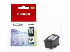 CANON n CL-511 - 2972B001 - 1 x Cyan,1 x Magenta,1 x Yellow - Ink Cartridge - For PIXMA MP230,MP237,MP252,MP258,MP272,MP280,MP282,MP495,MP499,MX360,MX410,MX420