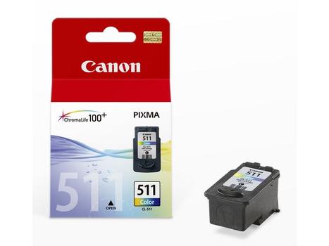 CANON CL-511 ink cartridge colour low capacity 9ml 240 pages 1-pack (2972B001)