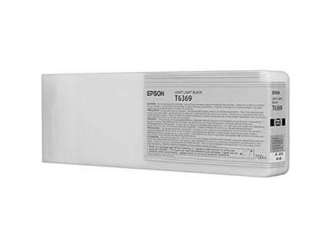 EPSON n Ink Cartridges,  Ultrachrome HDR, T636900, Singlepack,  1 x 700.0 ml Light Light Black (C13T636900)
