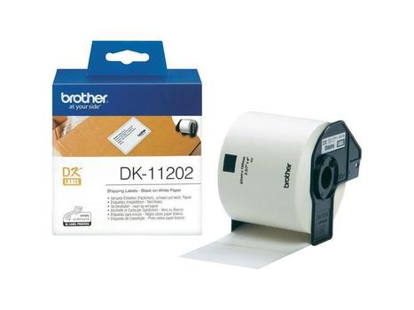 BROTHER Labels DK11202 62x100mm Black on White (DK-11202)