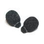 RYCOTE Lavalier Foams Miniature Black 2-Pack