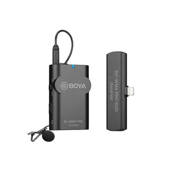 BOYA Wireless mic 2.4G Wireless Microphone Kit for iOS devices 1+1 (BY-WM4 Pro-K3)