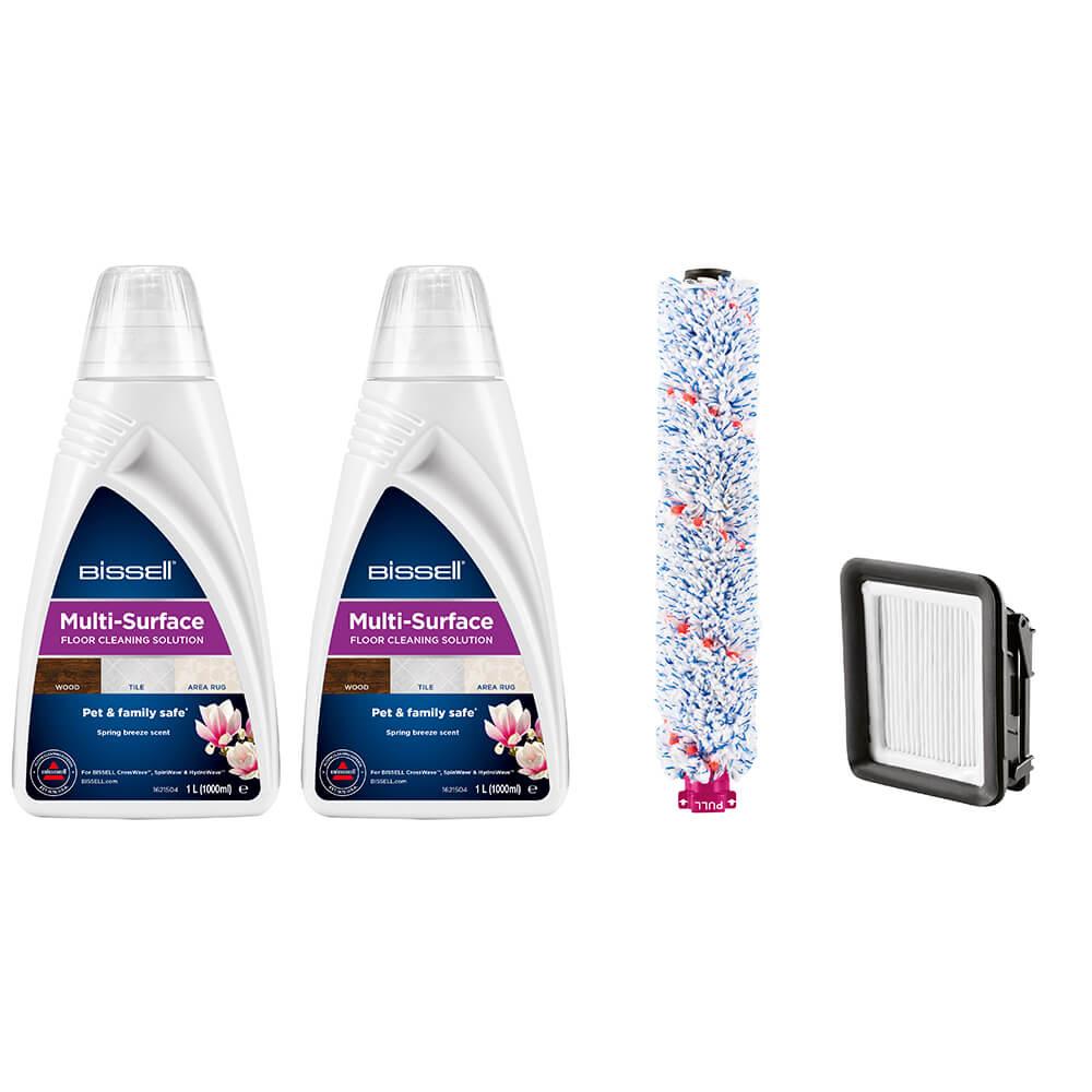 Bissell - MultiSurface Cleaning Pack 2x 1789L + Brushroll + Filter