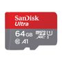 SANDISK Minneskort MicroSDXC Ultra 64GB 120MB/s UHS-I Adapt Tablet