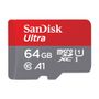 SANDISK 64GB Ultra microSDXC 140MB/ s+SD Adapter