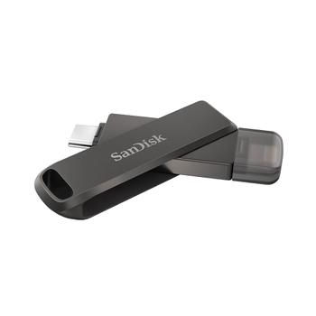 SANDISK k iXpand Luxe - USB flash drive - 256 GB - USB-C / Lightning (SDIX70N-256G-GN6NE)