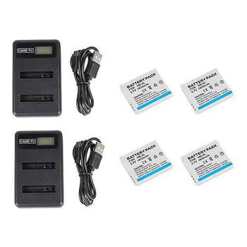 CAME-TV Headset 4x batteries with 2x Charger (4B2C)