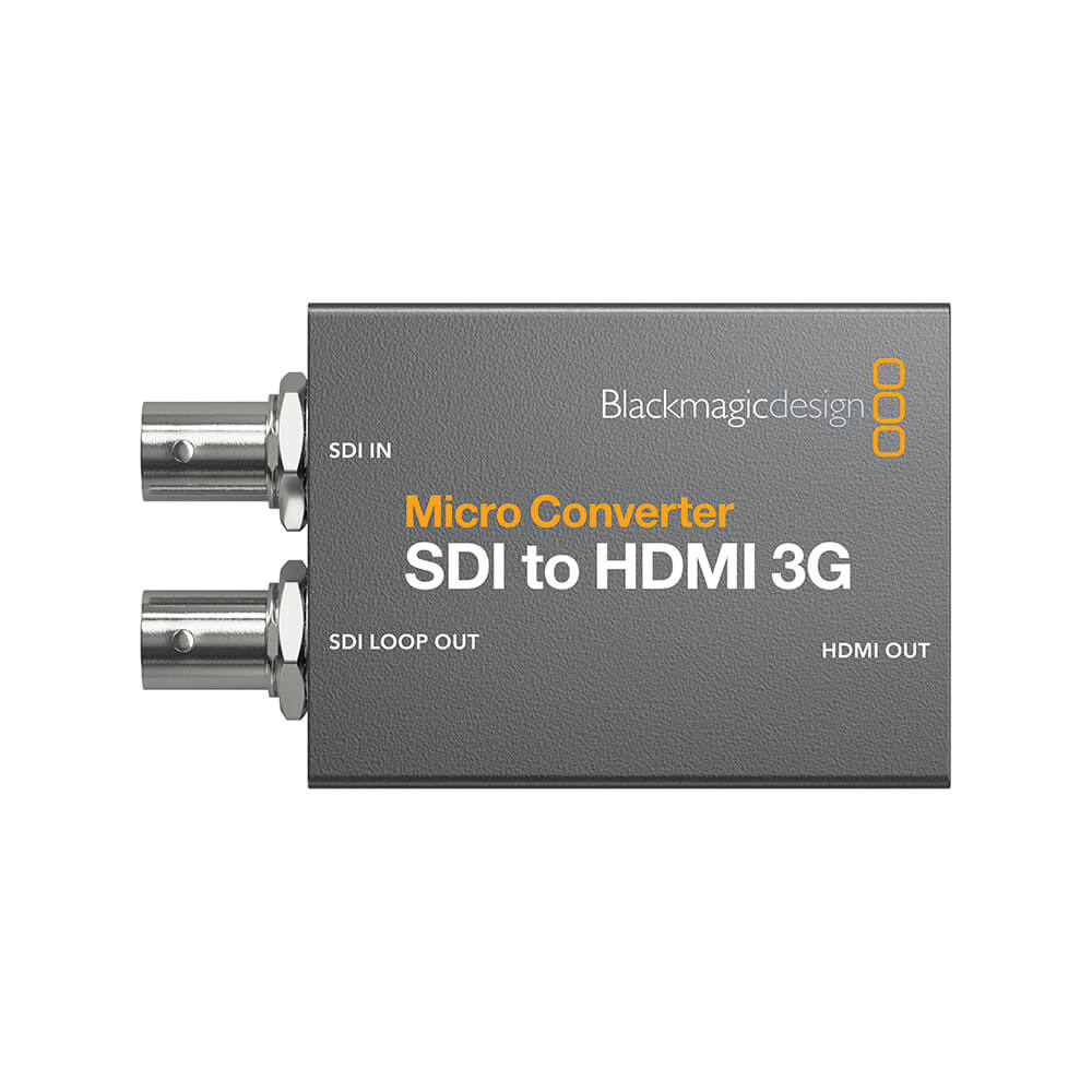 BLACKMAGIC Micro Converter HDMI to SDI 3G fra 3G-SDI/HD-SDI/SDI til HDMI-video- og lydkonverter