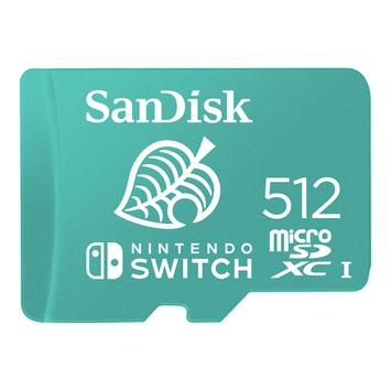 SanDisk Nintendo Switch - flashminnekort - 512 GB - microSDXC UHS-I (SDSQXAO-512G-GNCZN)