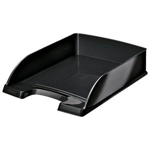 LEITZ Letter Tray Plus WOW A4 Black 5-Pack (52263095)