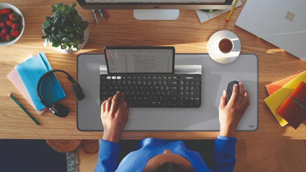 LOGITECH Desk Mat Studio Series DARKER ROSE (956-000053)