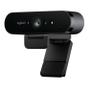 LOGITECH Brio 4096 x 2160 Pixels Resolution 4K Ultra HD Pro Business 90 fps USB 3.0 Webcam (960-001106)