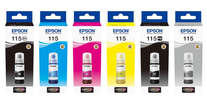 Epson EcoTank 115 - magenta - original - blekkrefill (C13T07D34A)