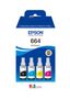 EPSON n EcoTank 664 - 4-pack - black, yellow, cyan, magenta - original - ink refill - for Epson L380, L395, L495, EcoTank ET-2650, L1455, L656, EcoTank ITS L3050, L3060, L3070