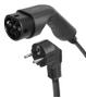 DELTACO e-Charge, Ladekabel - Type-2 - Schuko-stik - 3.6kW - 6-8A - 4+1,5M