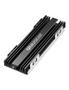 GRAUGEAR G-PS5HS02 computer cooling system Solid-state drive Heatsink/Radiatior Black, Silver