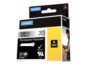 DYMO RHINOPRO 1/2IN METALLIZED PERM TAPE