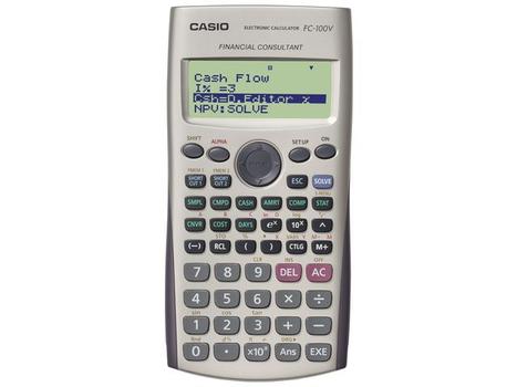 CASIO Calculator Pocket Financial  (FC-100V)