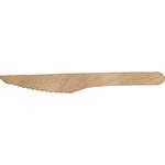 Kniv, Abena Gastro, 16,5cm, brun, birketræ/ voks,  komposterbar