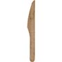 ABENA Kniv, ABENA Gastro, 16,5cm, brun, birketræ/voks, træ kniv, komposterbar, enkeltindpakket