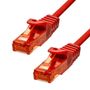 ProXtend CAT6 U/UTP CU LSZH Ethernet Cable Red 50cm