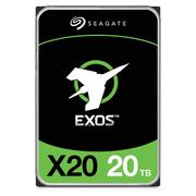SEAGATE e Exos X20 ST20000NM007D - Hard drive - 20 TB - internal - SATA 6Gb/s - 7200 rpm - buffer: 256 MB