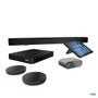 LENOVO Full Room Kit - video conferencing kit - with 3 Years Lenovo Premier Support + First Year Maintenance - Certified for Zoom Rooms - raven black with red bottom (11S50008UK)