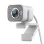 LOGITECH Webcam StreamCam gråvit HD 1080p 78-grader stereo autofokus klämma/fot/tripod USB-C-1,5m PC/Mac 2 års garanti XSplit-3 månader ingår