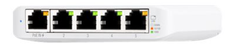 Ubiquiti UniFi Flex Mini Switch Layer 2 - 5 porter - kan få strøm fra PoE eller 5V USB-C-adapter (ikke inkludert) - 3-pakning DEMO