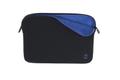 MW BASIC SLEEVE For MacBook Pro 13inch with and without TouchBar Late 2016 - Perfect-fit sleeve BLACK/ELECTRIC BLUE