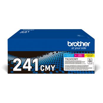BROTHER TN241CMY - 3-pack - yellow, cyan, magenta - original - toner cartridge - for Brother DCP-9015, DCP-9020, HL-3140, HL-3150, HL-3170, MFC-9140, MFC-9330, MFC-9340 (TN241CMY)