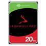 SEAGATE e IronWolf Pro ST20000NE000 - Hard drive - 20 TB - internal - 3.5" - SATA 6Gb/s - 7200 rpm - buffer: 256 MB - with 3 years Seagate Rescue Data Recovery
