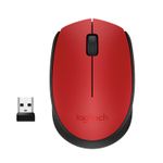 LOGITECH M171 Wireless Mouse, Red (910-004641)