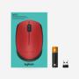 LOGITECH Wireless Mouse M171 Red (910-004641)