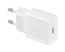 SAMSUNG 15W POWER ADAPTER W USB C CABLE WHITE ACCS