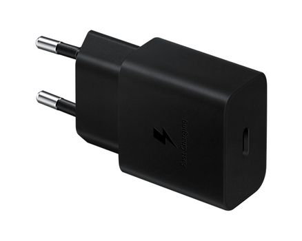 SAMSUNG Power Adapter 15W USB-C without Cable Black (EP-T1510NBEGEU)