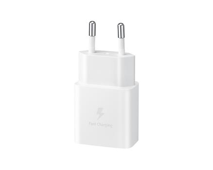 SAMSUNG 15W Adapter C to C Cable included White (EP-T1510XWEGEU)