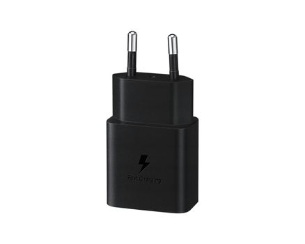 SAMSUNG Power Adapter 15W USB-C with Cable Black (EP-T1510XBEGEU)