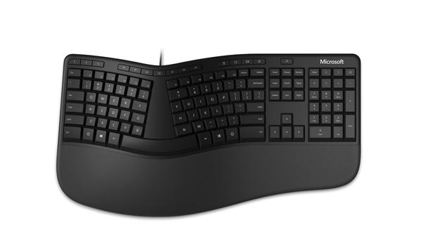 MICROSOFT ERGONOMIC KEYBOARD NORD LAYOUT QWERTY BLK NORDIC LAYOUT PERP (LXM-00009)