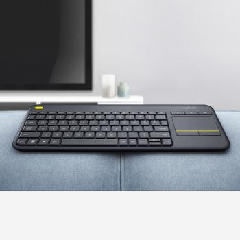 LOGITECH K400 Plus Keyboard, Swiss (920-007133)