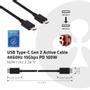 CLUB 3D USB 3.1 Type-C Cable M/M 0.8 m (CAC-1522)