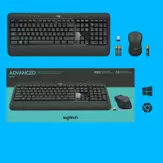 Logitech MK540 Advanced - tastatur- og mussett - QWERTY - US International Inn-enhet (920-008685)