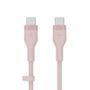 BELKIN BOOSTCHARGE USB-C TO C 2.0 SILICONE CABLE 2M PINK CABL (CAB009BT2MPK)