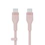 BELKIN BOOSTCHARGE USB-C TO C 2.0 SILICONE CABLE 2M PINK
