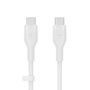 BELKIN BOOSTCHARGE USB-C TO C 2.0 SILICONE CABLE 3M WHITE CABL (CAB009BT3MWH)