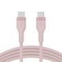 BELKIN BOOSTCHARGE USB-C TO C 2.0 SILICONE CABLE 2M PINK (CAB009BT2MPK)